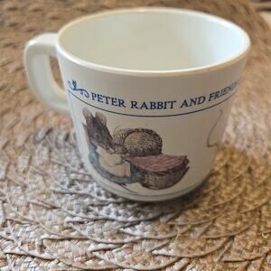 Vtg Beatrix Potter Eden Peter Rabbit and Friends Child Cup Mug F. Warne & Co